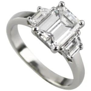 2.10 Carat Emerald Cut Diamond 3-S