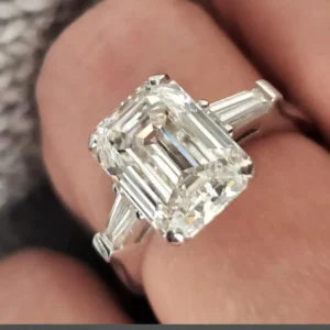 3.01 Carat Emerald Cut Diamond VS1 Clarity GIA Certified