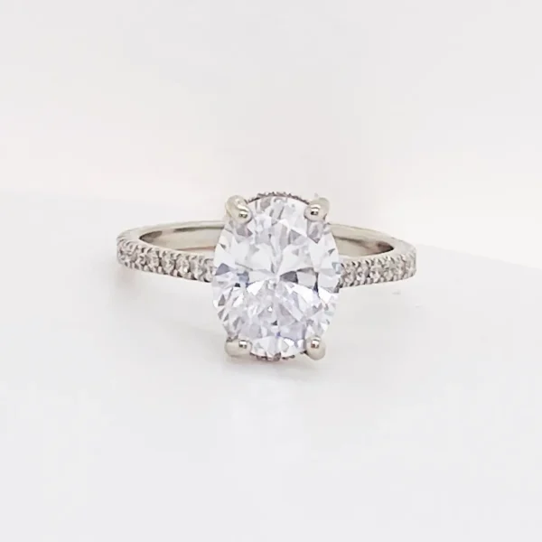 3.50 Carat Oval Diamond Engagement