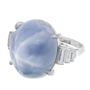 30.00 Star Sapphire Diamond Platin