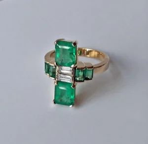 4.24 Carat Fine Colombian Emerald