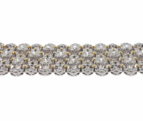 Buccellati Important 19 Carat Diamonds Gold Bracelet - Image 5