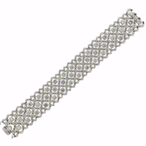 Buccellati Important 19 Carat Diamonds Gold Bracelet