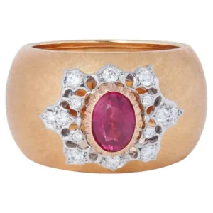 Buccellati Ruby and Diamond Premium Band Ring