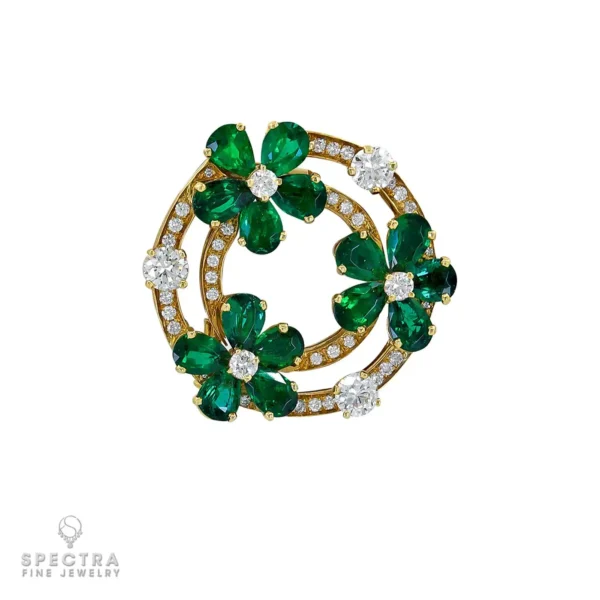 Bulgari Contemporary Diamond Emerald Parure Suite - Image 5