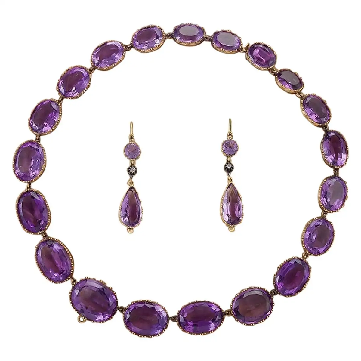 Buy Victorian Amethyst and Gold Pa