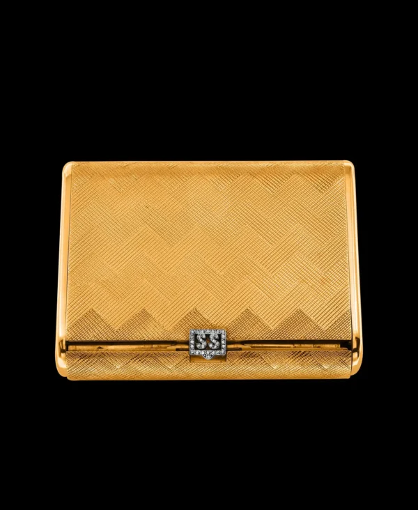 Cartier 18 Karat Yellow Gold Vanity Case 279 Grammes, Art Deco, 279 Gm Gold, Rare - Image 11