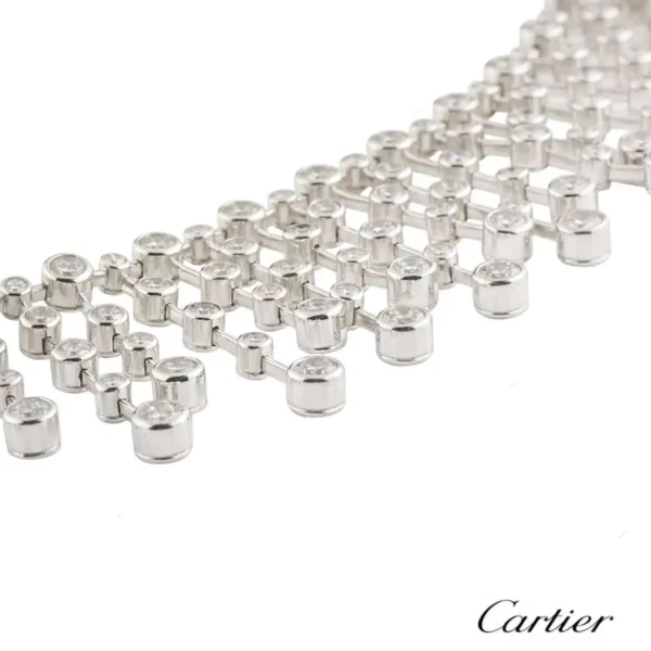 Cartier 60.00 Carat Diamond Platinum Necklace - Image 5