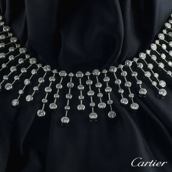 Cartier 60.00 Carat Diamond Platinum Necklace - Image 3