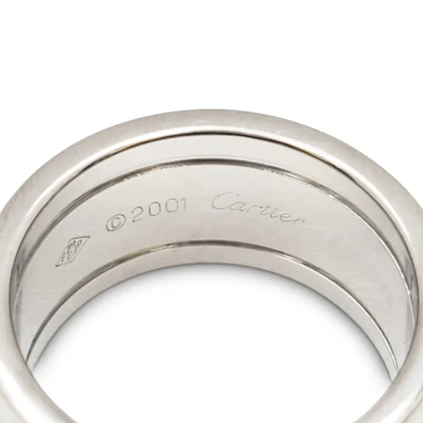 Cartier C de Cartier White Gold Diamond Ring - Image 4