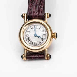 Cartier Diabolo 18 Karat Yellow Gold Quartz Wristwatch, 1980s