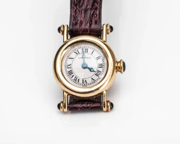 Cartier Diabolo 18 Karat Yellow Gold Quartz Wristwatch, 1980s - Image 2