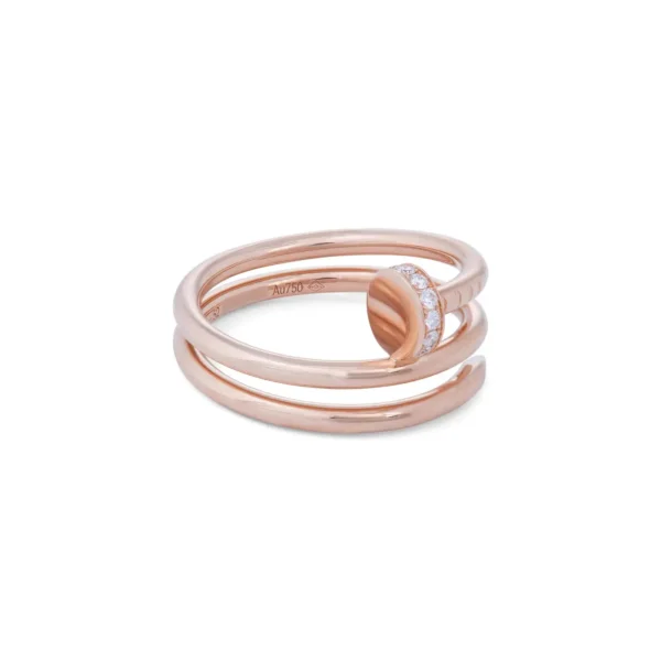 Buy Cartier Juste un Clou Rose Gold Diamond Ring - Image 5