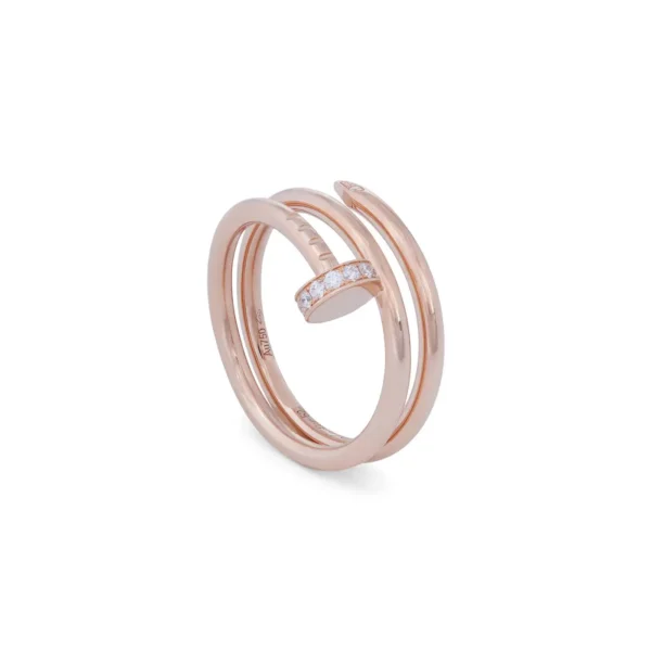 Buy Cartier Juste un Clou Rose Gold Diamond Ring - Image 3