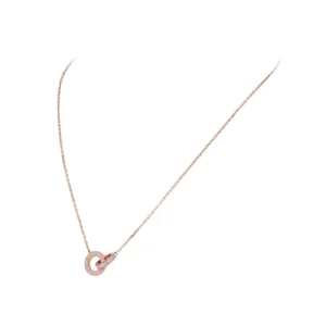 Cartier Love Rose Gold Diamond Necklace