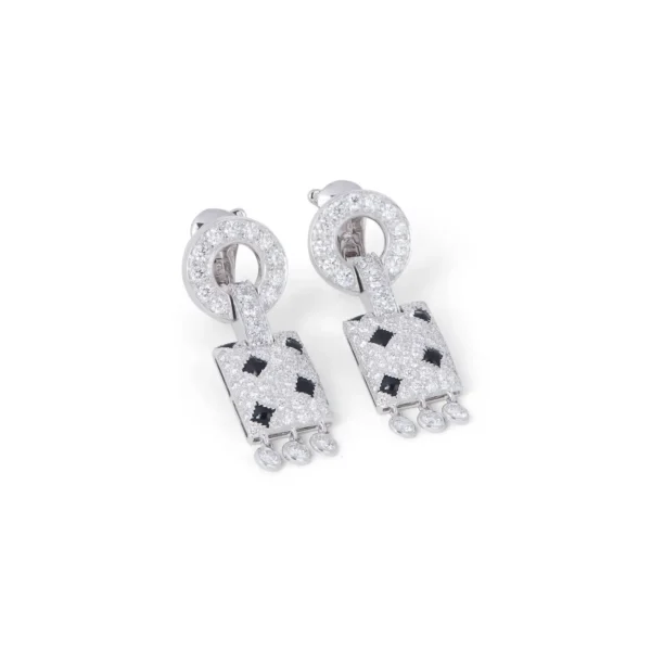 Cartier Pelage Panthère Diamond and Onyx Earrings - Image 3