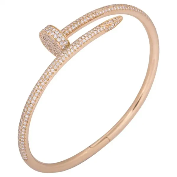 Cartier Rose Gold Full Pave Diamon