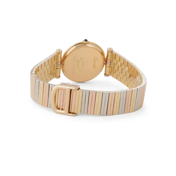 Cartier Vendome Trinity 8100 Tri-Colour Gold Watch - Image 3