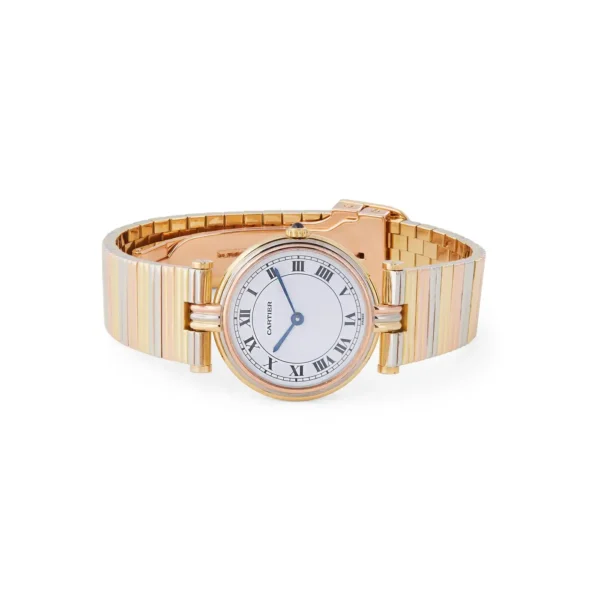 Cartier Vendome Trinity 8100 Tri-Colour Gold Watch - Image 2