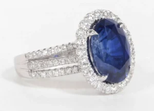 Certified Royal Blue Sapphire Diam Certified Royal Blue Sapphire Diam