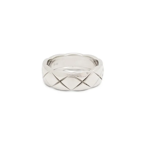 Chanel Coco Crush White Gold Diamond Ring, Small Model - Image 4