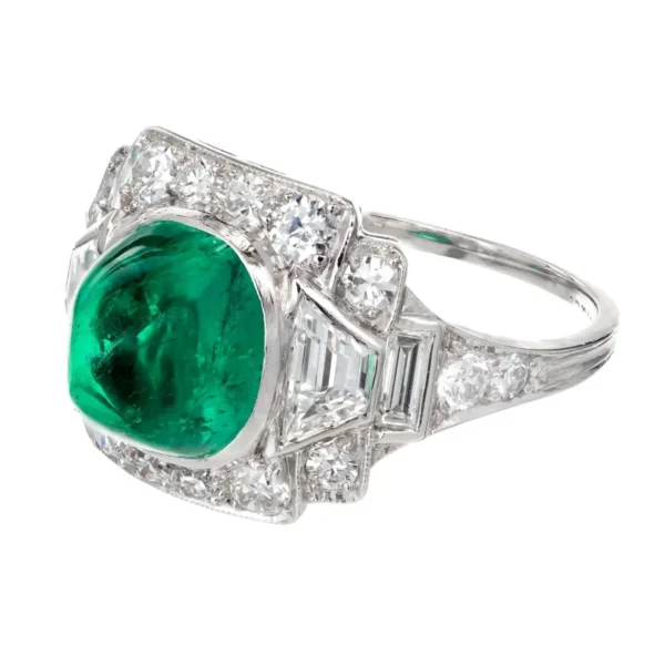 Colombian Emerald Diamond Platinum