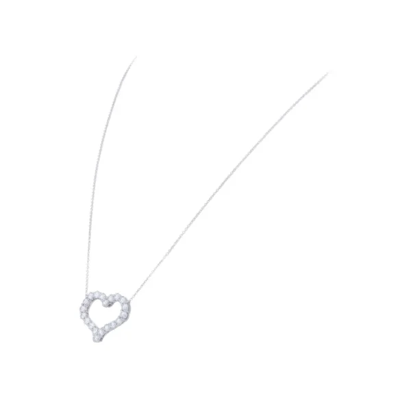 Diamond Heart Pendant For Sale, Large Model Tiffany & Co. - Image 2