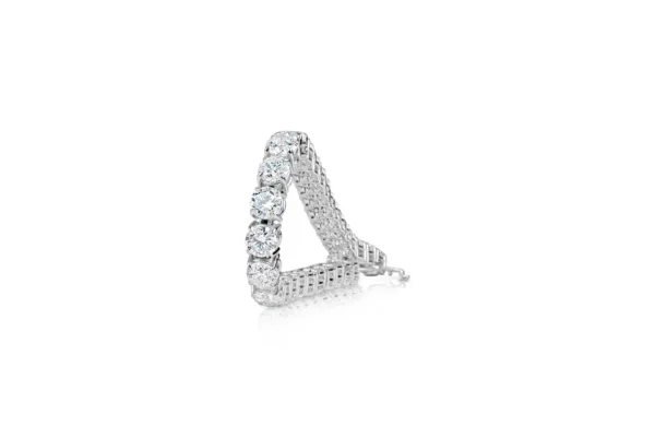 Diamond Platinum Brilliant Tennis Bracelet 28.80 Carat - Image 3