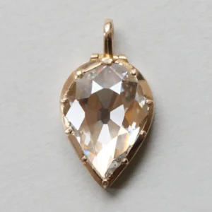 Diamond and Gold Locket Pendant Fo