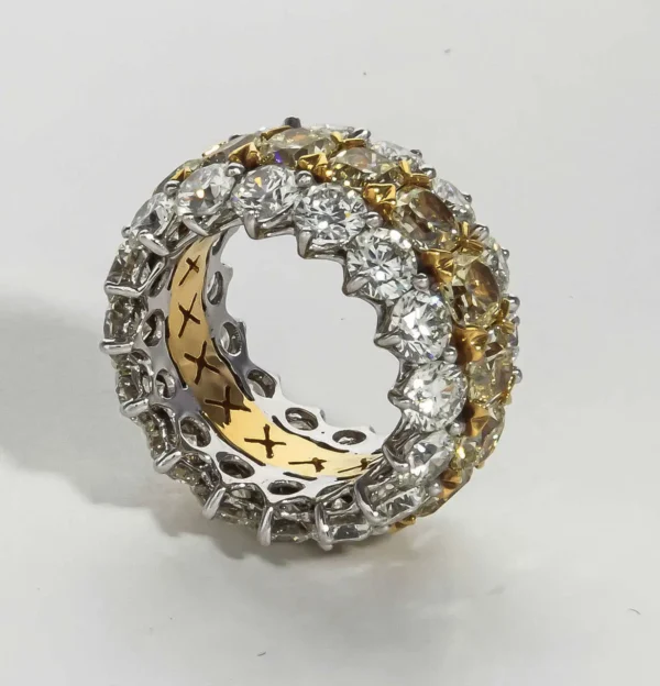 Fabulous Yellow and White Diamond