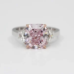 Fancy Purplish Pink Internally Flawless Diamond Ring GIA Certified 4.24 Carat