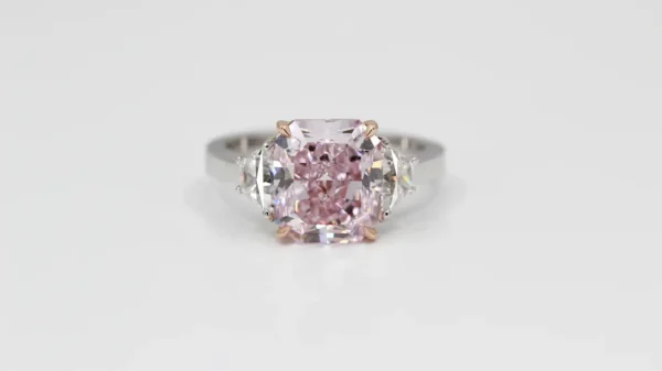 Fancy Purplish Pink Internally Flawless Diamond Ring GIA Certified 4.24 Carat - Image 14