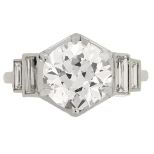 French Solitaire Diamond Engagemen