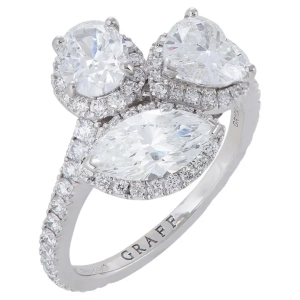 Graff Icon Multi Shape Diamond Engagement Ring