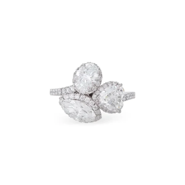 Graff Icon Multi Shape Diamond Engagement Ring - Image 2