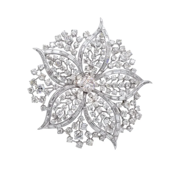 Harry Winston Diamond Brooch For S