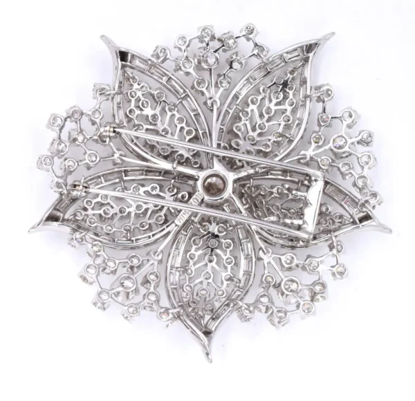 Harry Winston Diamond Brooch For Sale - Image 3