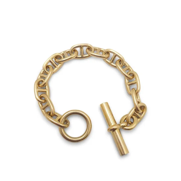 Hermès Chaîne d'Ancre Yellow Gold Bracelet - Image 2