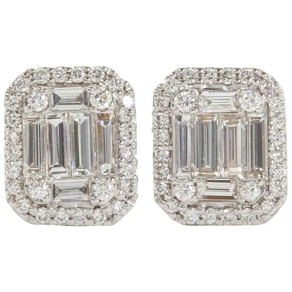 Illusion Emerald Cut Diamond Gold
