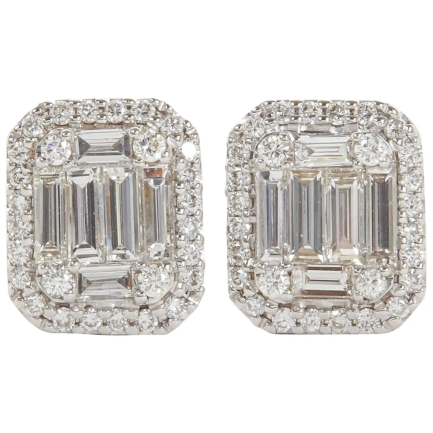 Illusion Emerald Cut Diamond Gold