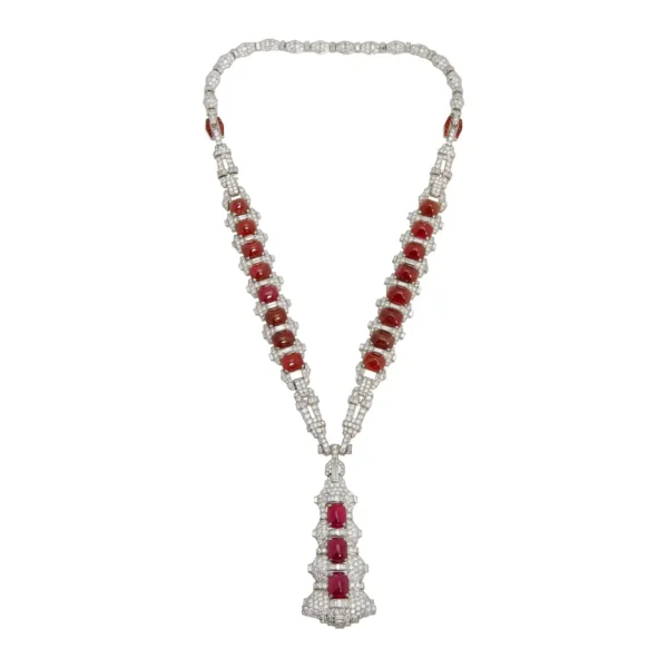 Magnificent Art Deco Ruby Diamond