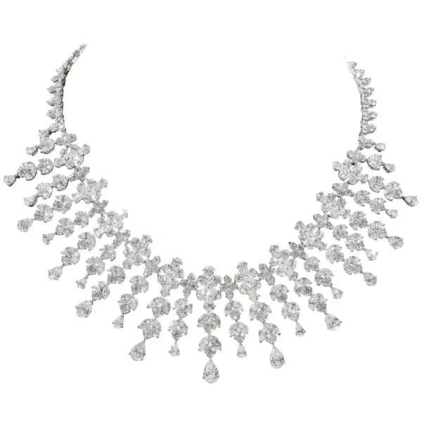 Magnificent Diamond Drop Necklace - Image 6