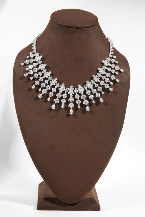 Magnificent Diamond Drop Necklace - Image 5