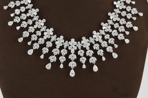 Magnificent Diamond Drop Necklace - Image 3