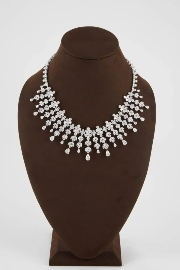 Magnificent Diamond Drop Necklace - Image 9