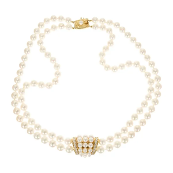 Mikimoto Double Strand Cultured Pe