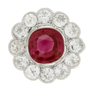 Natural unenhanced Burmese Ruby Di