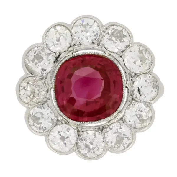 Natural unenhanced Burmese Ruby Di