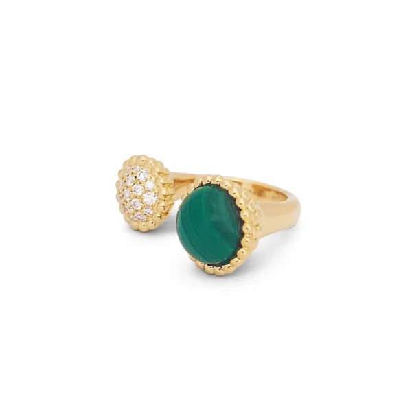 Perlée Couleurs Malachite and Diamond Ring - Image 2