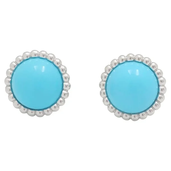 Buy Perlée Couleurs Turquoise Earrings - Image 3